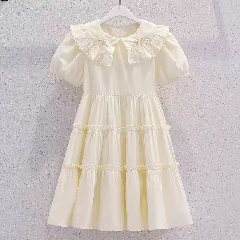 해피유통 여아 귀여운 레이스 넥 원피스 풍성한 A라인디자인14세 이상 26,020원