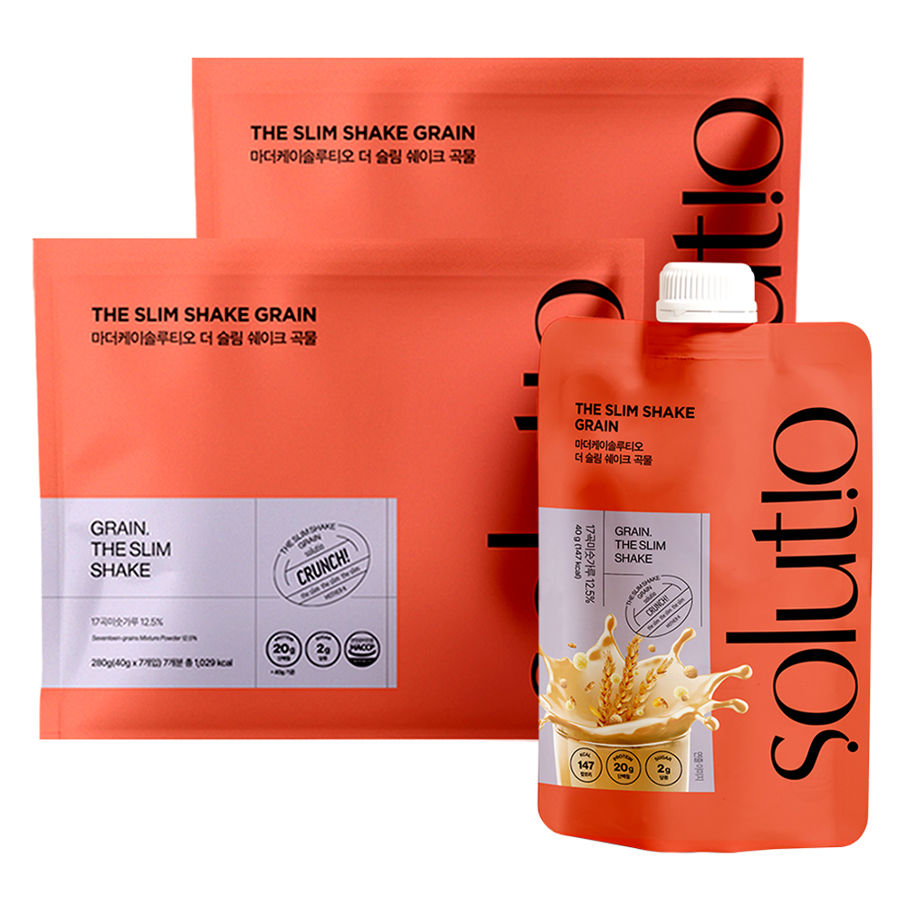 솔루티오 더 슬림 쉐이크 곡물 7p 50,580원