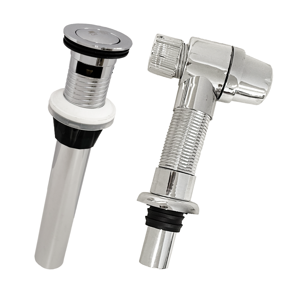 간편설치 세면대 배수관 부속품 폽업 트랩 세트(폽업+벽배수트랩), 1개 12,500원