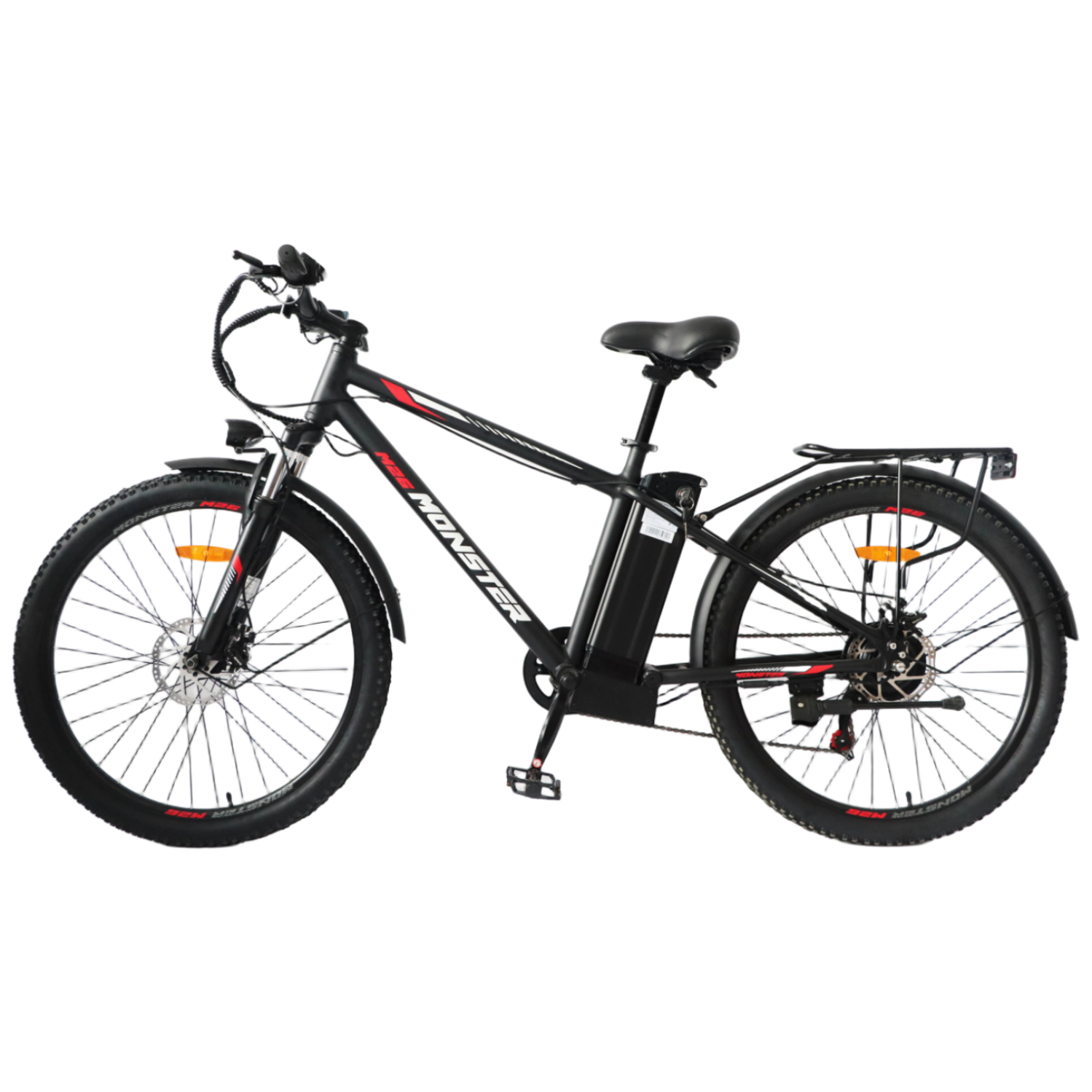 [프론티어] MONSTER M26 운동용 출퇴근 입문용 MTB 전기자전거 36V 10Ah 반조립, 블랙, 알루미늄 799,000원