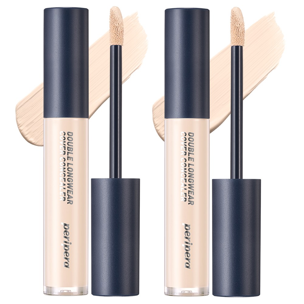 [1+1] 페리페라 더블 롱웨어 커버 컨실러, 포슬린, 2개 9,600원