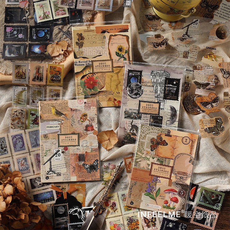 스티커북 세트 vol 81 빈티지 스크랩 다꾸 용품 레트로 다이어리꾸미기 폰꾸 5,900원