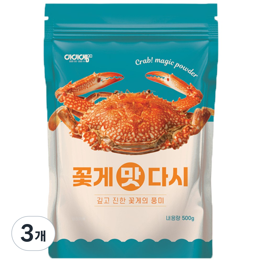 아이엠소스 꽃게맛다시, 500g, 3개 45,000원