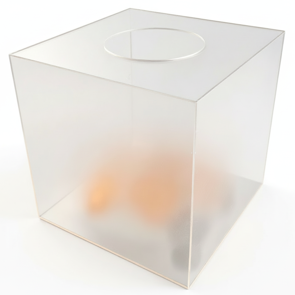 투더 응모함 추첨함 정사각 30cm, 1개, 반투명 30x30x30cm 34,500원