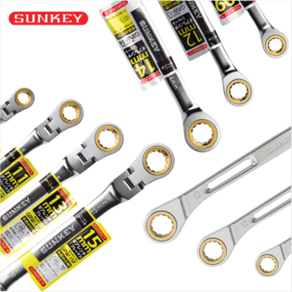 장가네공구 썬키 기어렌치 플렉시블기어렌치 모음전 렌지 깔깔이 6mm-32mm 전규격 GRW 스패너 6,710원