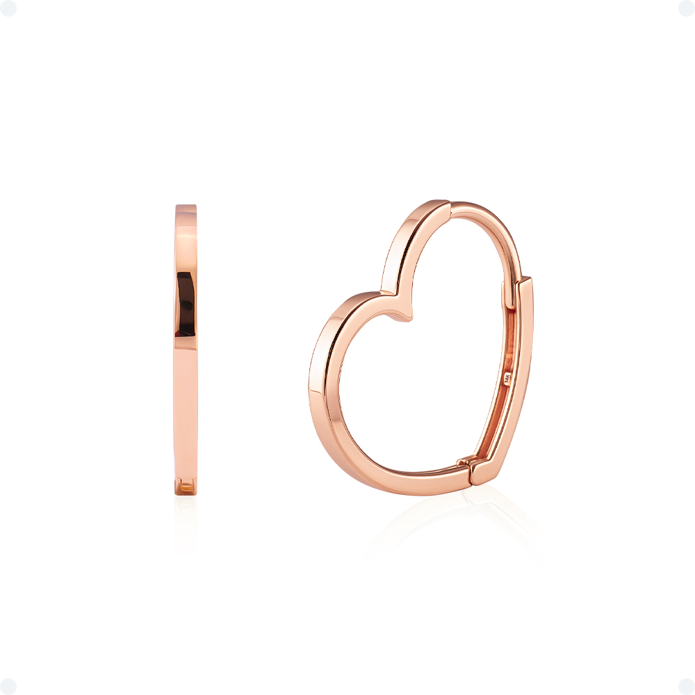 쥬넬 14K 하트링 원터치 귀걸이(1쌍) 980,000원