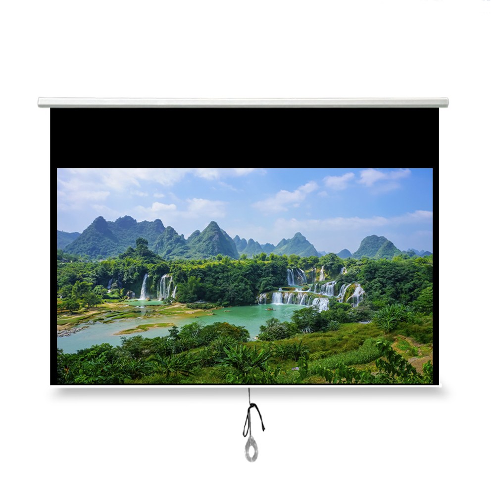 성지스크린 16:9 와이드 반자동 수동스크린 빔스크린 매트 방염원단 199,000원