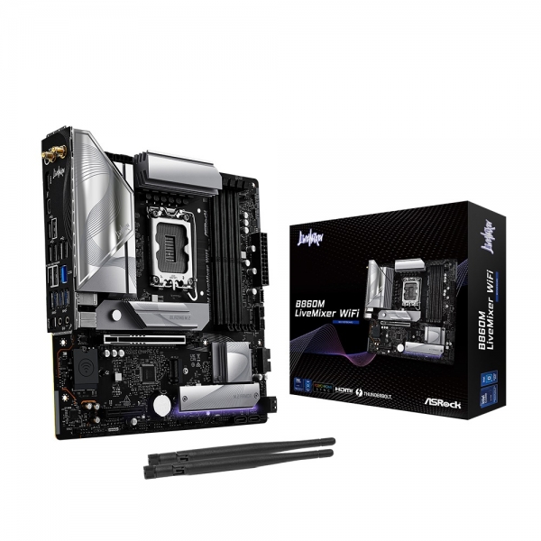 ASRock B860M LiveMixer WiFi 인텍앤컴퍼니 259,580원