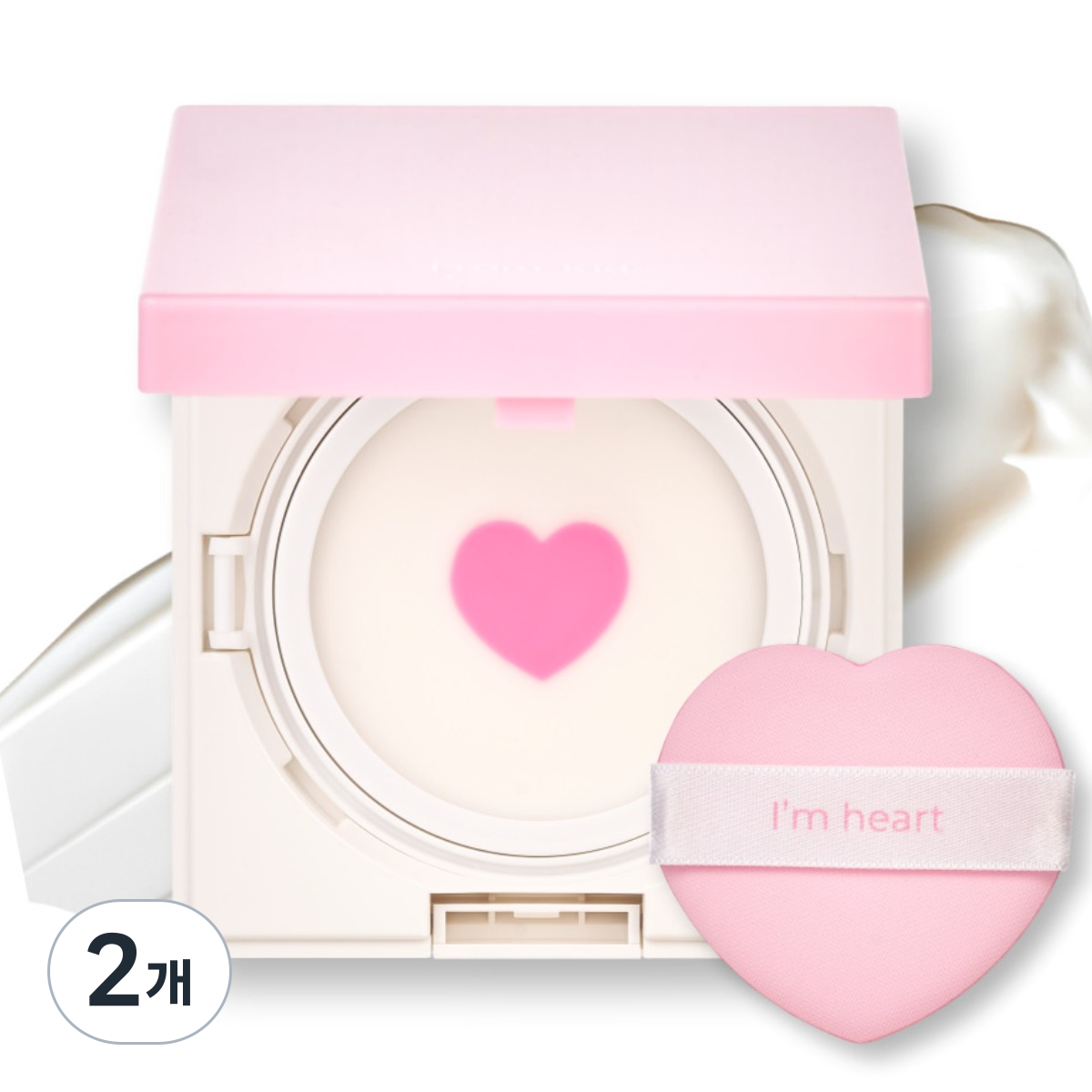 프롬키즈 하트 보습 크림밤 팩트 2종 유아 어린이 초등 판테놀 마데카 수딩 로션, 14g, 2개 38,500원
