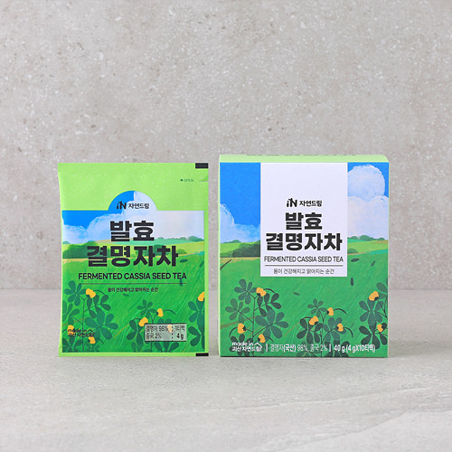 자연드림 발효 결명자차, 1개, 10개입, 4g 2,600원
