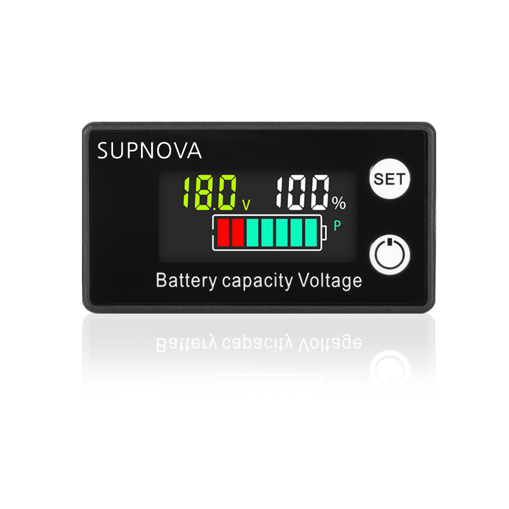 JK 잔량표시 8-100V 전압+잔량 컬러 디지털 배터리 잔량 테스터 캠핑 파워뱅크 DIY 개조 10,300원