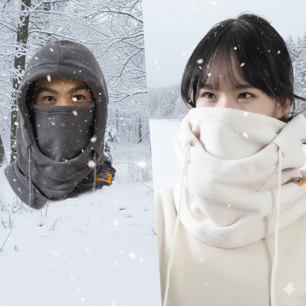 스멜모리 남여공용 빅사이즈 3in1 방한 넥워머 바라클라바 모자 겨울방한 모자 14,900원