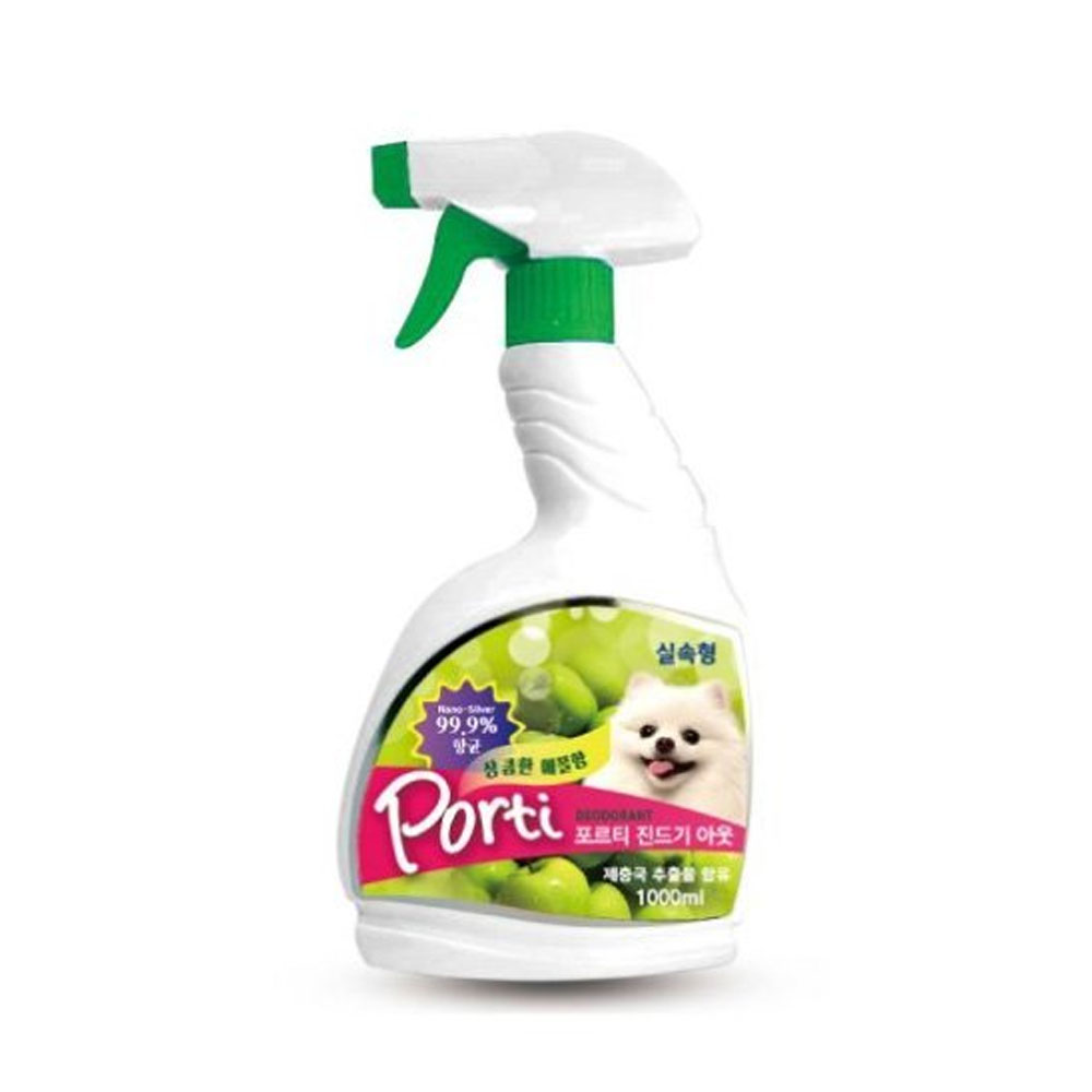 포르티 은나노 진드기OUT 항균탈취제1000ml (애플향) 5,100원