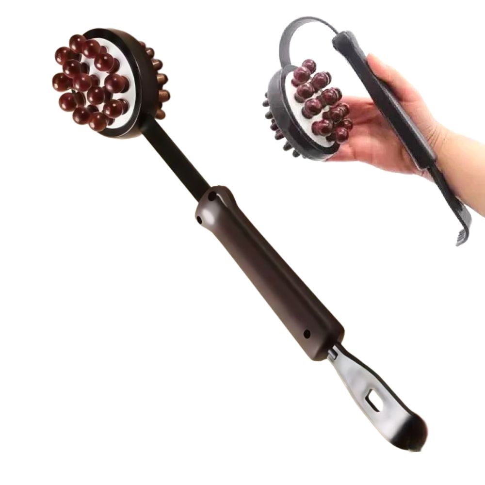 본생활 등긁개 등마사지 마사지봉 지압안마기 등안마기 마사지봉 다기능 팡팡봉+등긁개, 블랙, 1개 8,000원