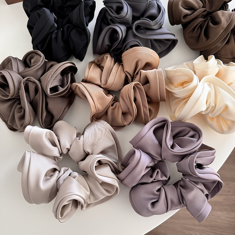 IFNA 16cm 프리미엄 스크런치 풍성한 왕곱창 머리끈 | 4종세트 9,900원