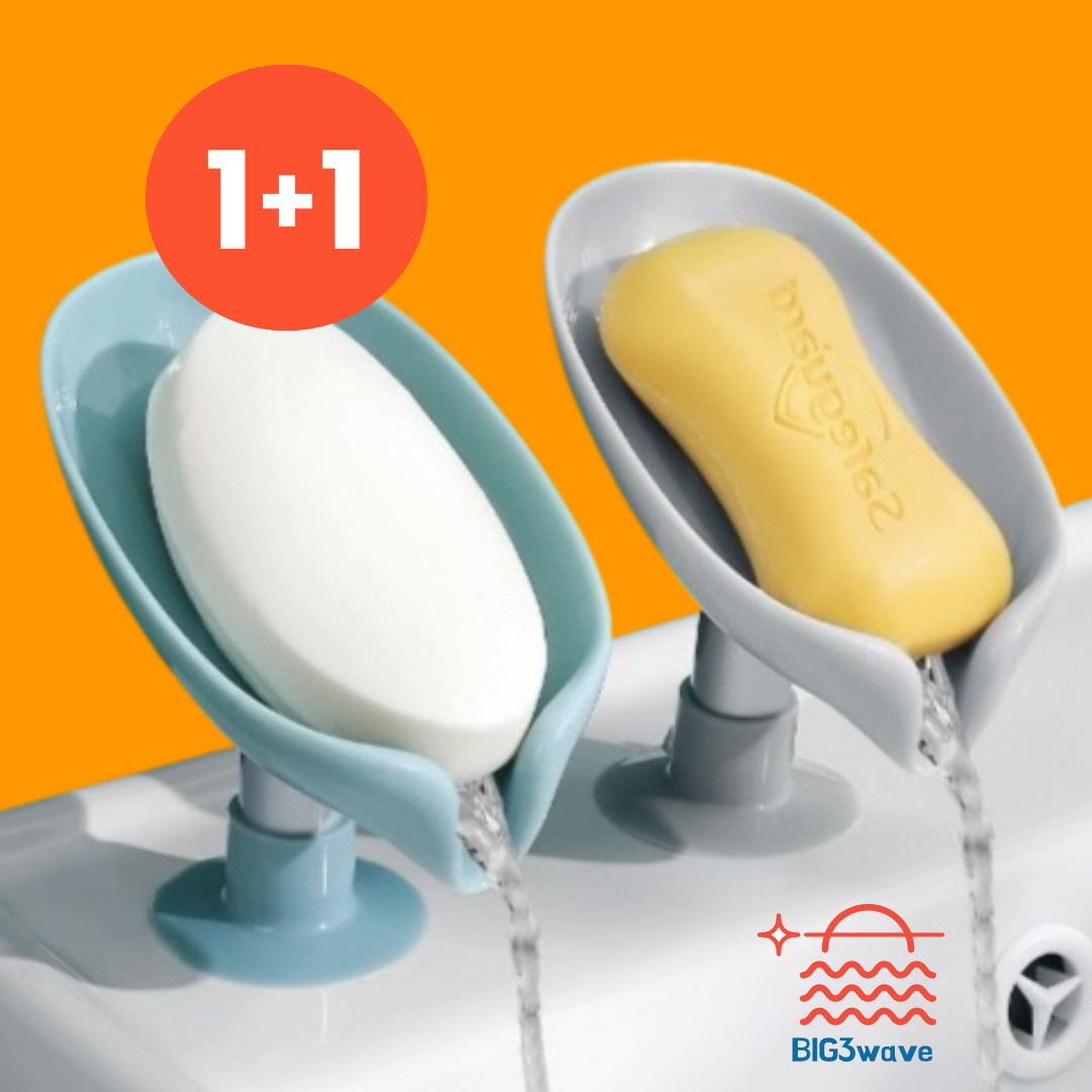 1+1 빅쓰리웨이브 물빠짐 비누받침대 비누거치대 비누케이스 욕실 비누홀더 6,490원