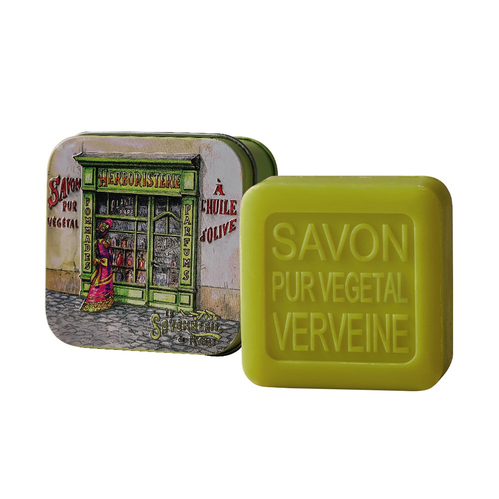 라 사본느리 드 니옹 프랑스 비누 버베인 틴케이스 상점앞여인, 1개입, 100g 12,900원
