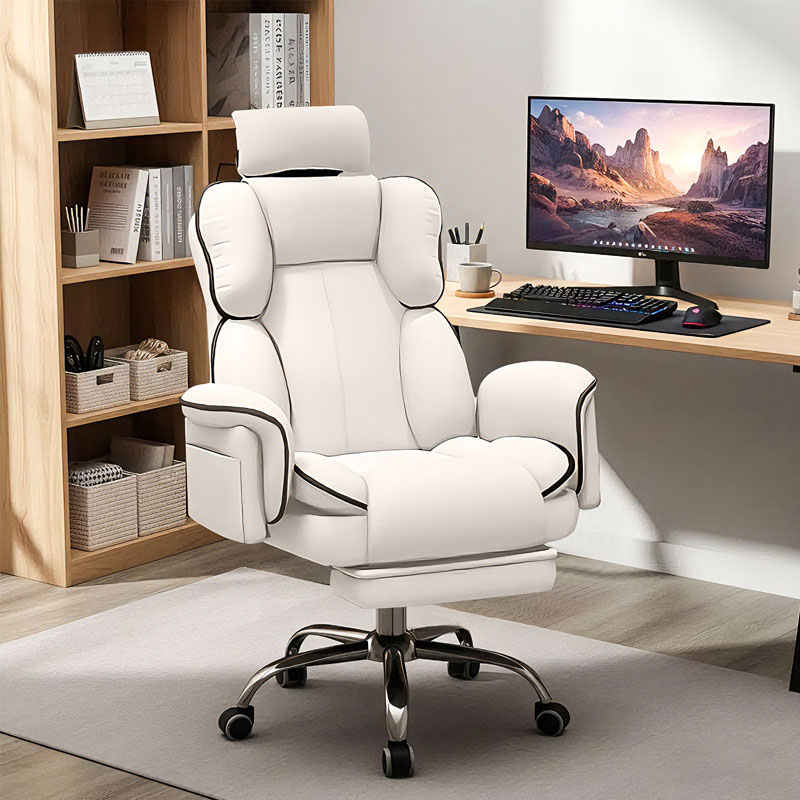 New World e스포츠 의자 인체공학 컴퓨터 의자 게임 의자 사무용 의자 767, 흰색 162,000원