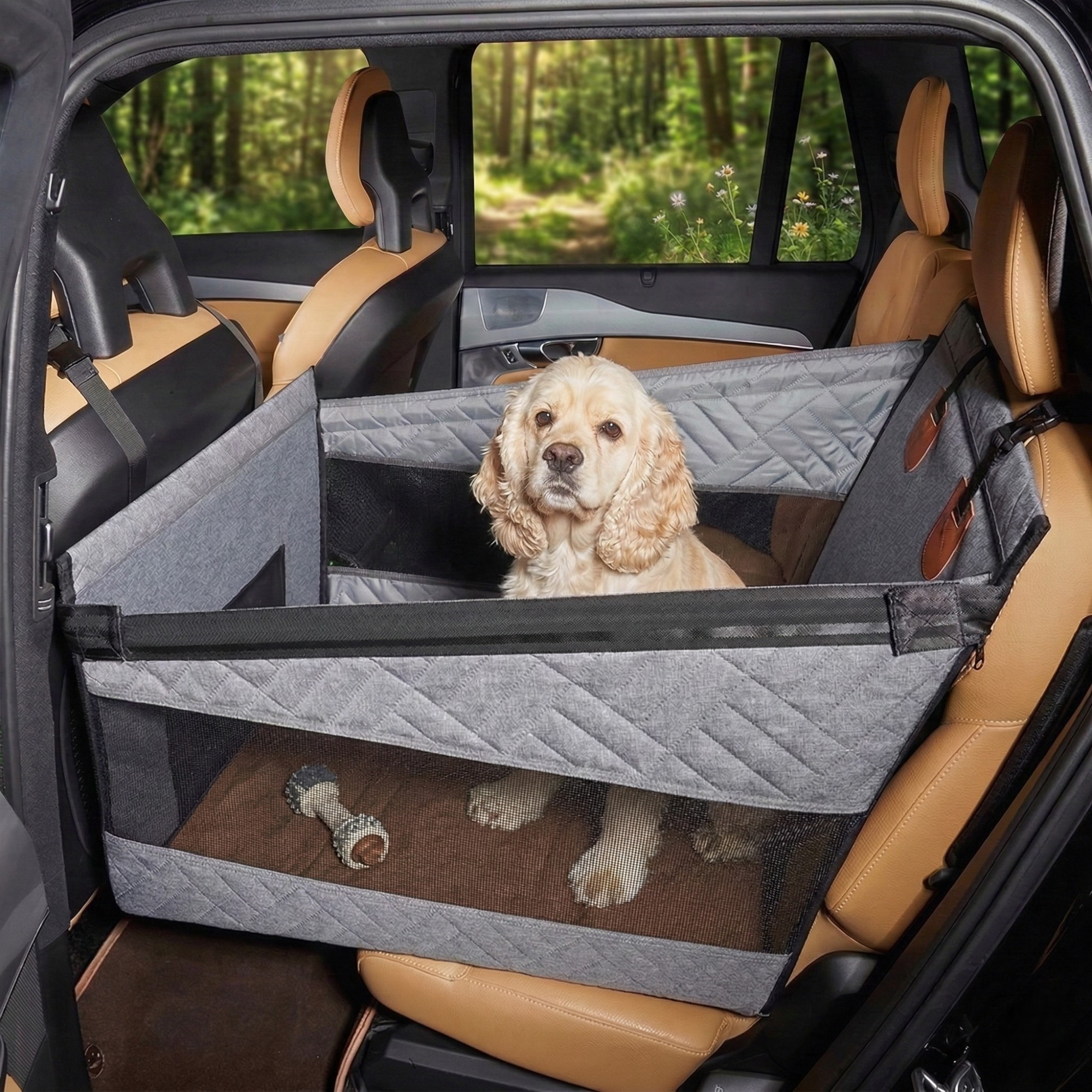 윌리펫 반려동물 차량용 폴딩 애견 매트 방수 카시트, 1개, 그레이 31,500원