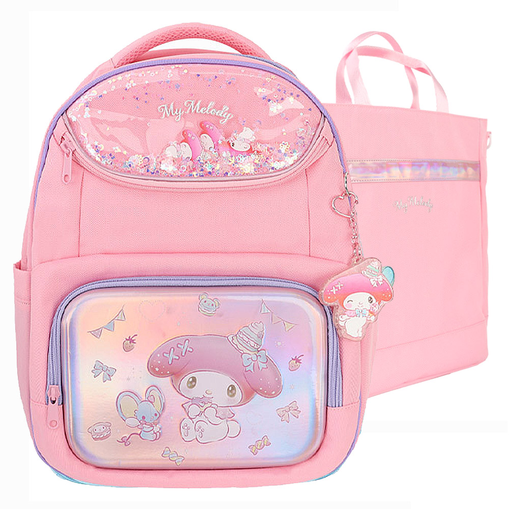 산리오 책가방 세트 백팩 신발주머니 신주머니 핑크 여아 초등학생 초등학교 신학기 입학 선물 89,400원