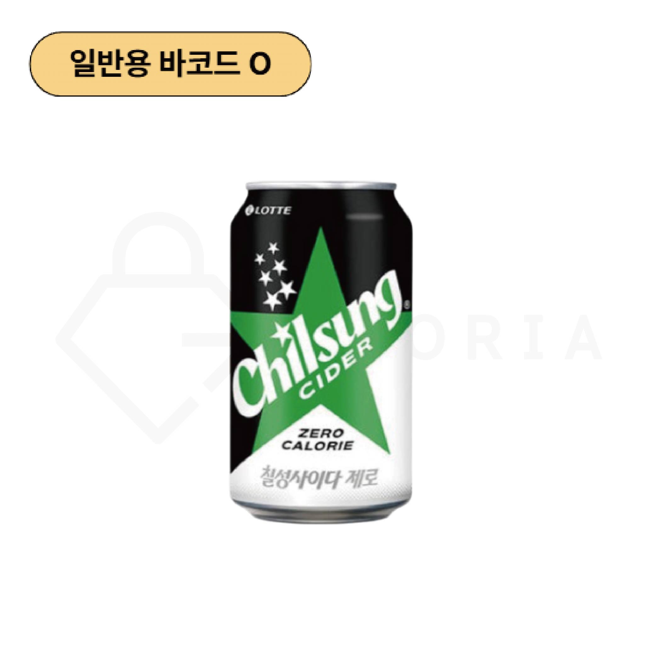 칠성사이다 제로 355mlx24캔 업소용 12,500원