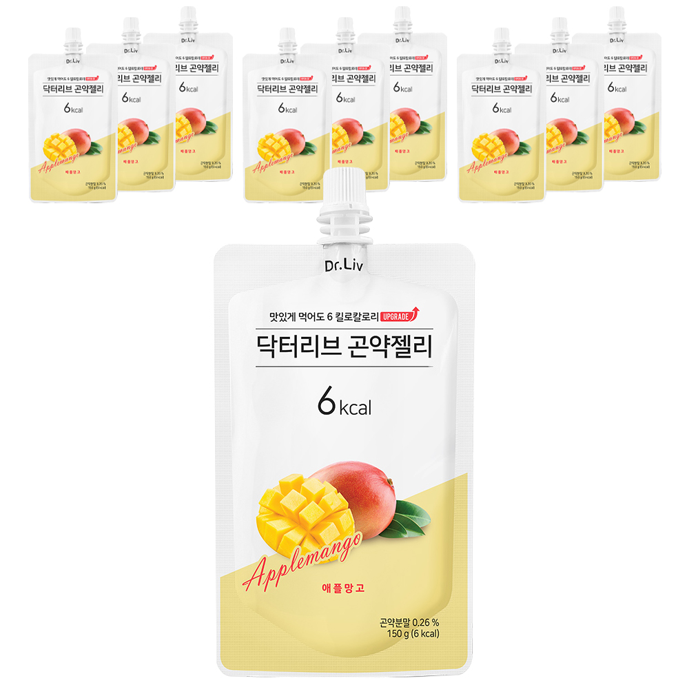 닥터리브 곤약젤리 애플망고맛, 150g, 10개 15,600원
