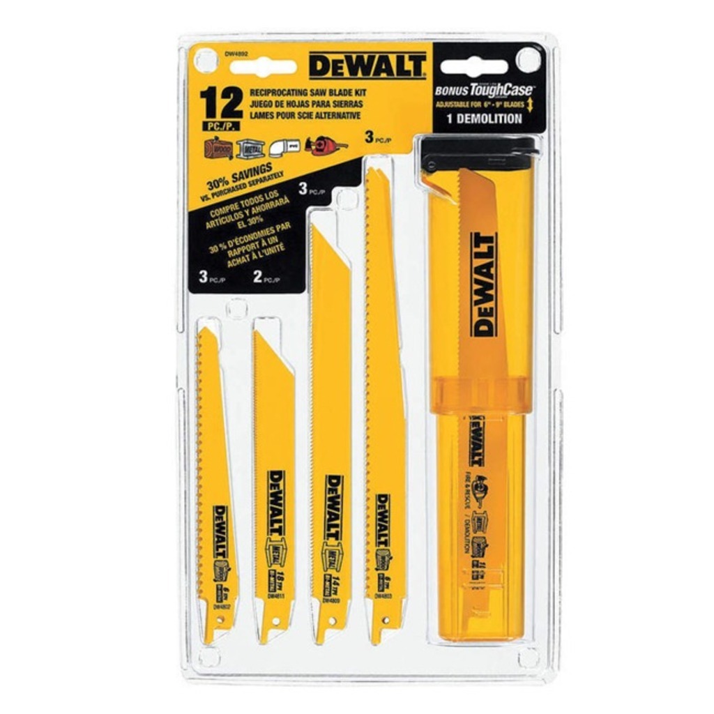 디월트 DW4892 왕복 톱날 12개 바이메탈 세트 49,220원