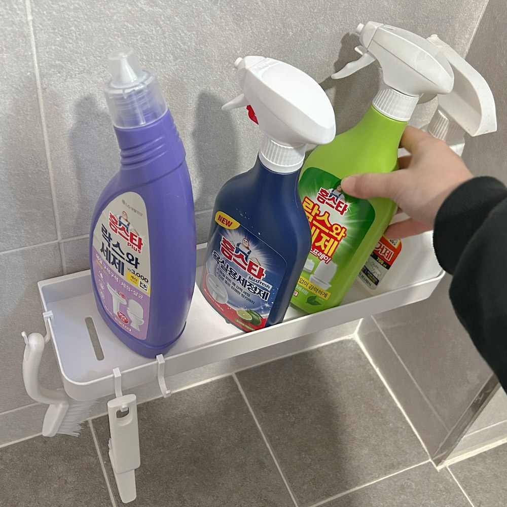 하이어데코 욕실 공중부양 거치대 화장실 청소도구정리함 19,900원