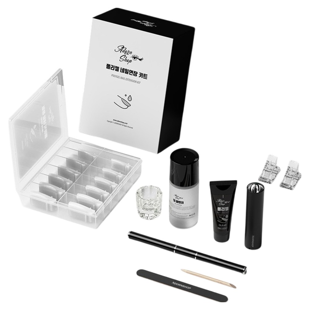 아던샵 셀프 젤네일 연장 키트 세트 밀키화이트 25,900원