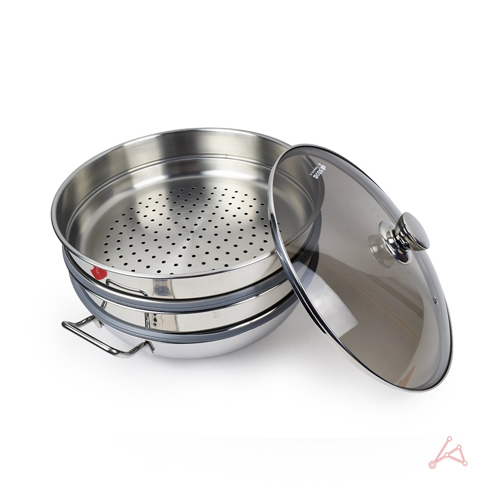 일품 요리를 위한 스테인리스 찜겸용 냄비, 1개, 38.5cm 100,500원