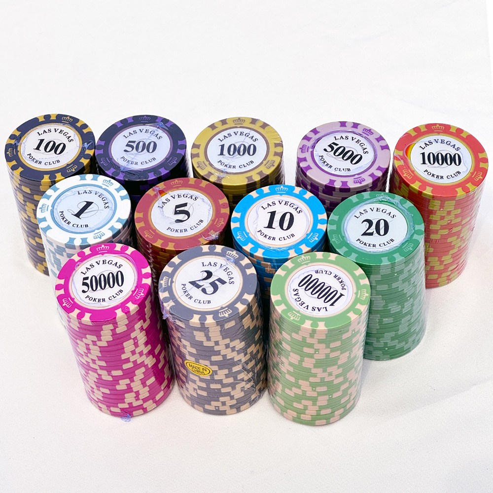 후니갬블 국제규격 마카오  라스베가스 클레이 포커칩 카지노칩 1,270원