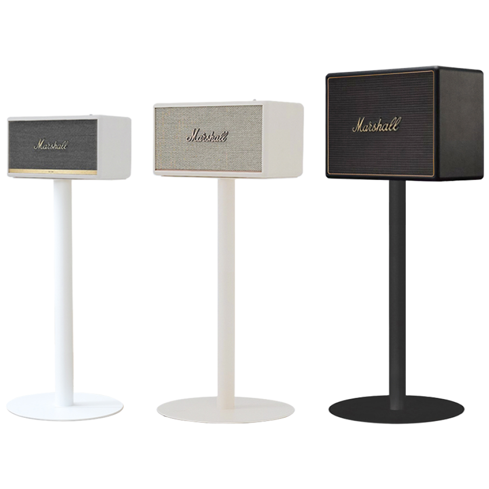 마블홀릭 마샬 스피커 스탠드 3 2 1 거치대 받침대 고급 원형, 크림 + 3m 케이블 크림, 액톤 49,000원