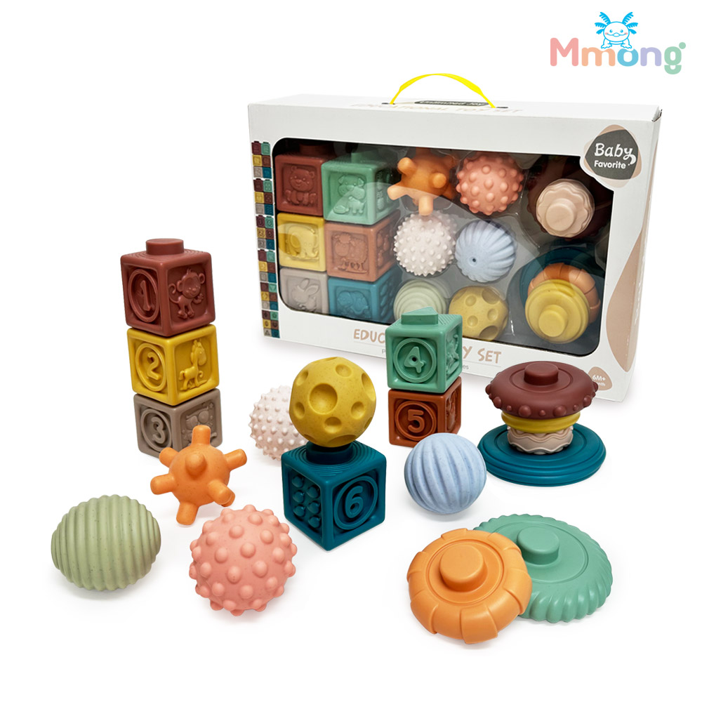 므몽 유아 프리미엄 촉감볼 18p 소프트 아기 공 장난감 소근육 발달 28,000원