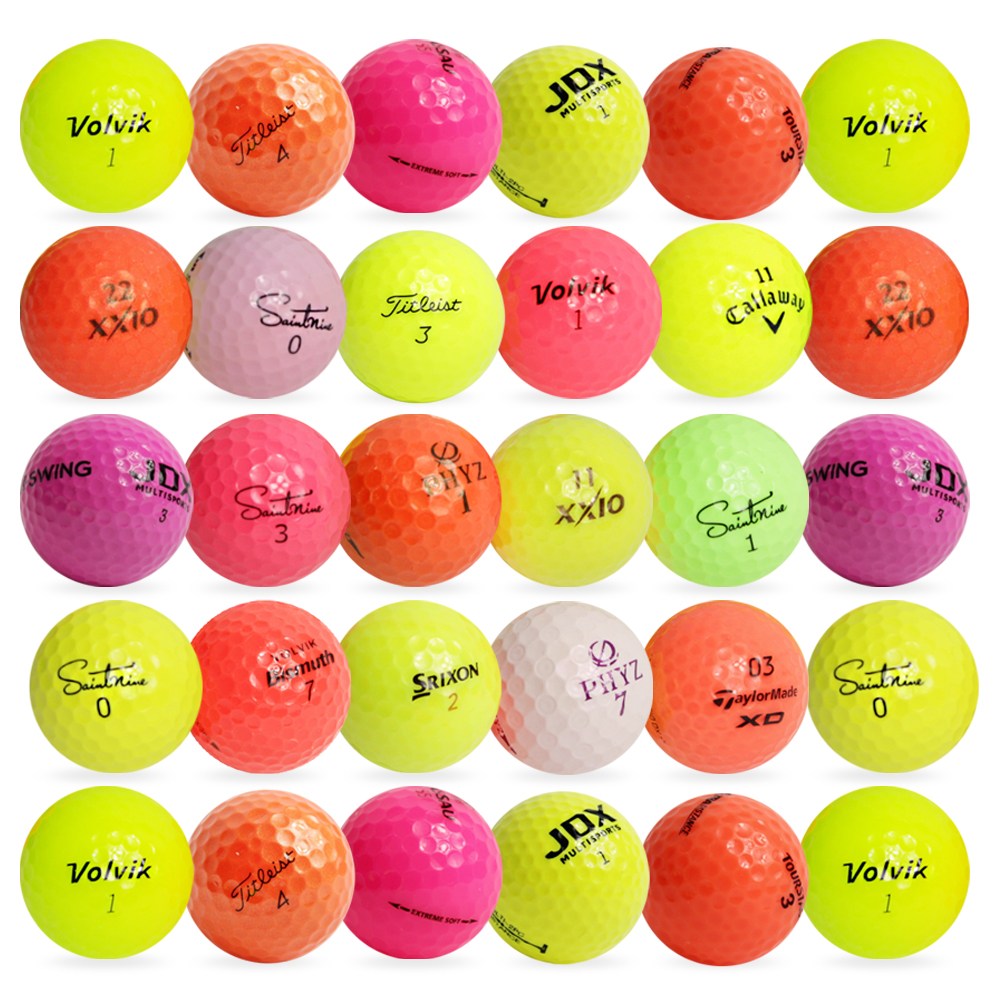 아토스포츠 브랜드혼합 컬러 실속형 로스트볼 9,900원