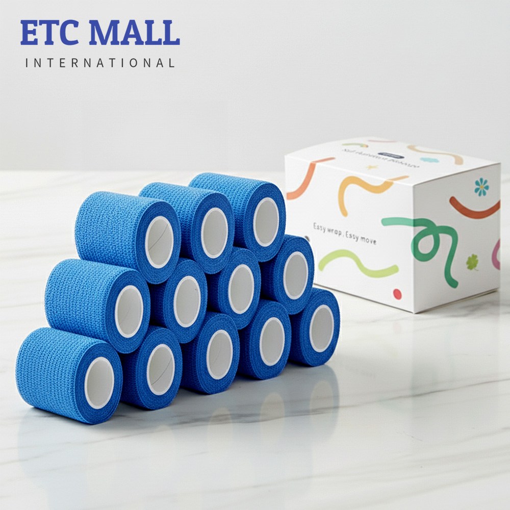 이티씨몰 자가점착 밴드 5cm 압박붕대 10+2 블루, 1개 13,600원