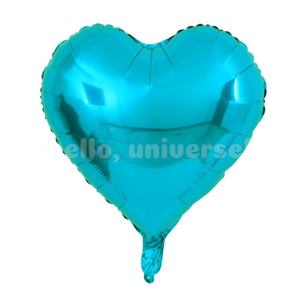 18인치 하트풍선 파티용품 생일풍선 프로포즈 은박, 펄블루 990원