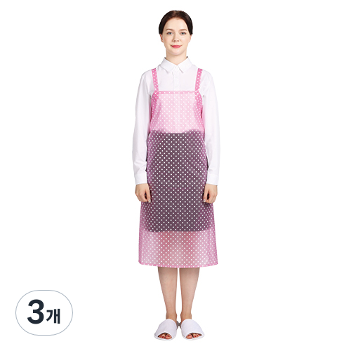 웰프런 반투명 우레탄 유니도트 방수 앞치마 중 20,400원