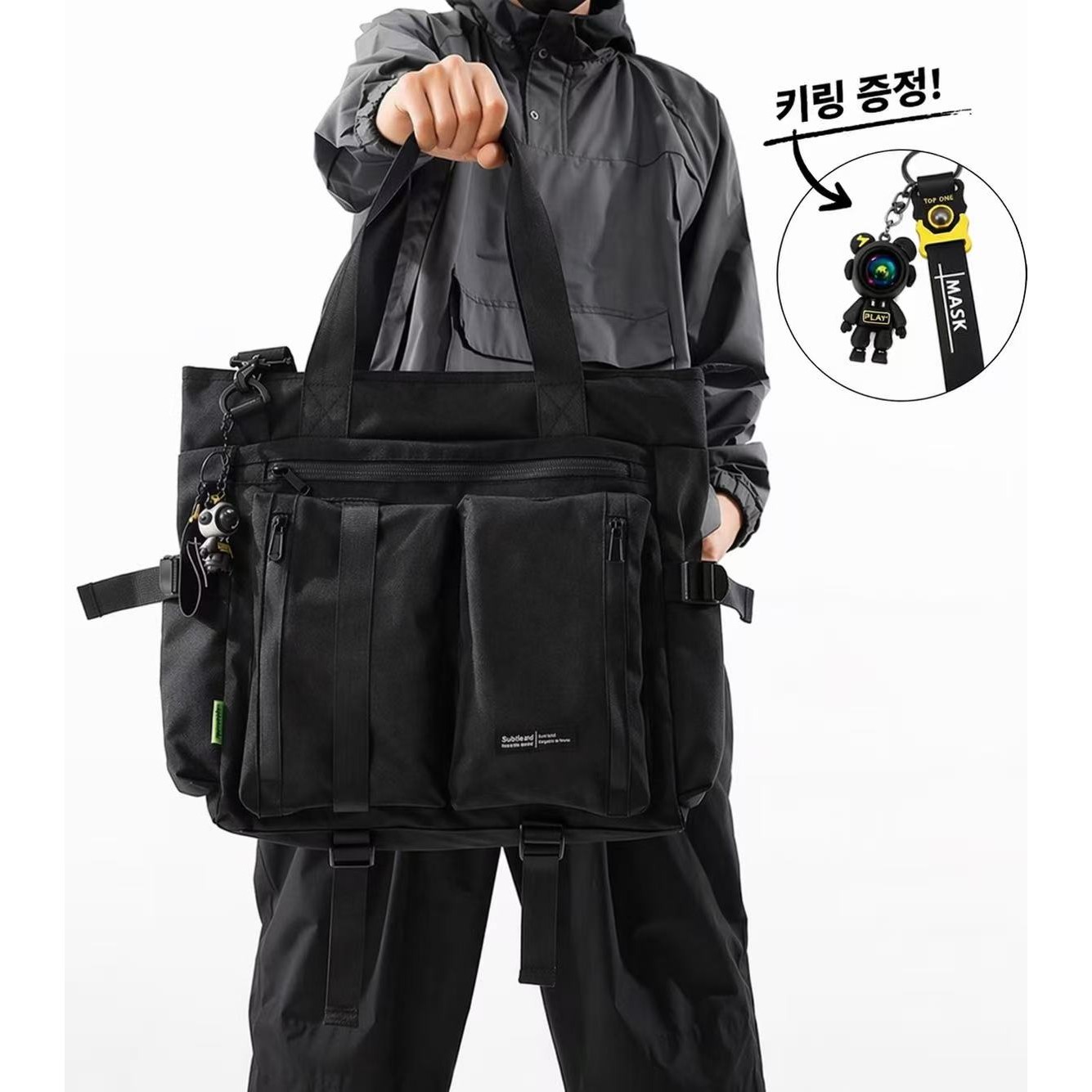 남성 대용량 멀티포켓 크로스백 방수 노트북 수납 직장인 대학생 데일리 가방 32,900원