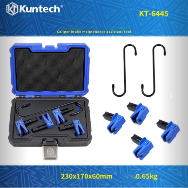 브레이크 캘리퍼 유지보수 보조 도구 자동차 브레이크 오일 호스 클램프, 차단 클램프 오일 노즐 봉합 클램프, 걸이형 캘리퍼 교체용 커넥터 오일 누출 방지 호스 클램프, 브레이크 캘, 1개, KT6445 블루 블랙 25,000원