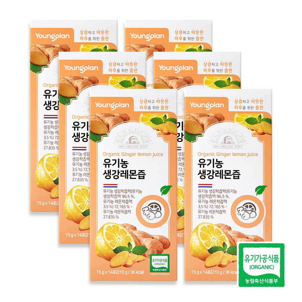 영진약품 유기농 생강 레몬즙 원액 % 스틱 NFC 39,800원