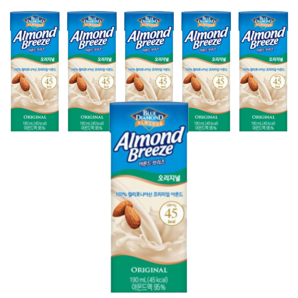 블루다이아몬드 아몬드 브리즈 오리지널 190 ml, 190ml, 6개 6,630원