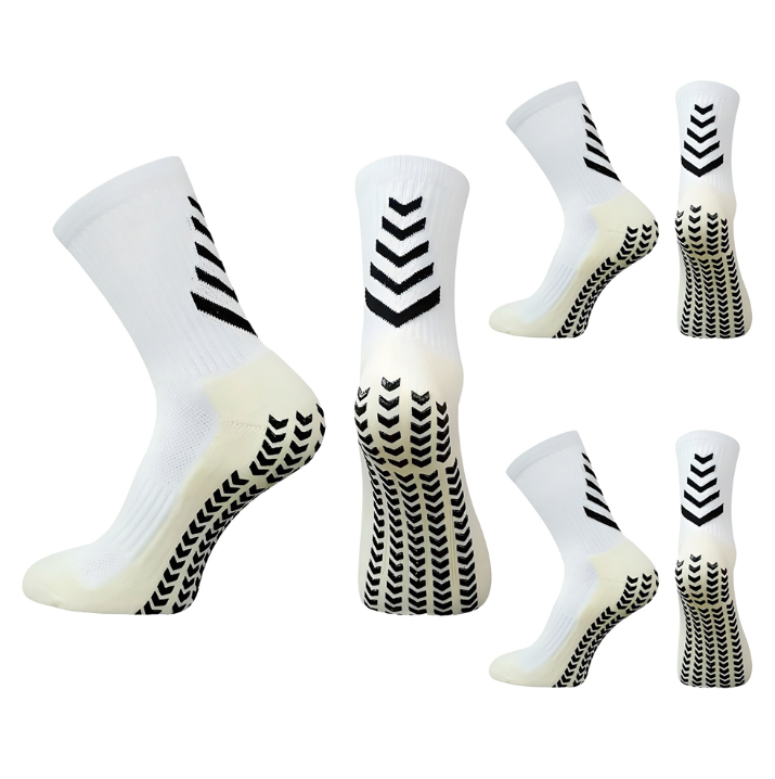 HnEx 단목 논슬립 스포츠 양말, 화이트, 3개 14,850원