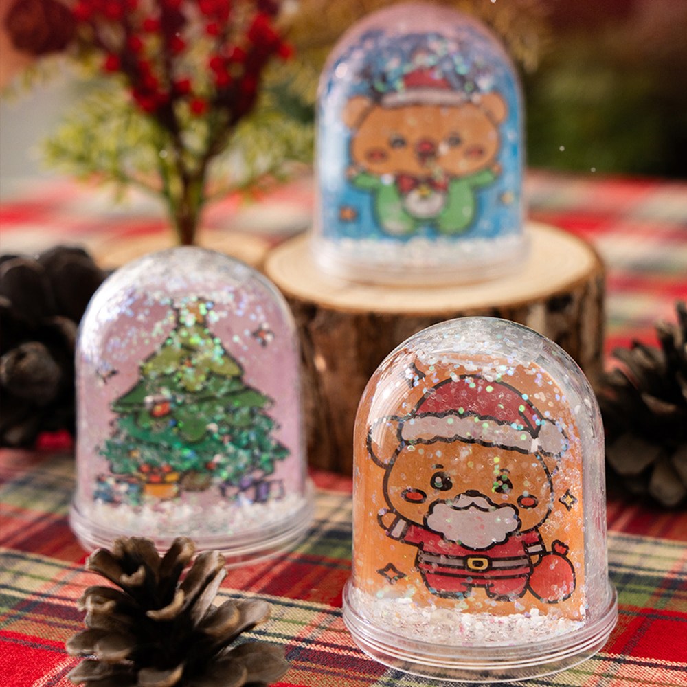 스노우볼만들기 크리스마스 겨울워터볼 크리스마스장식소품, Christmas미니워터볼 산타 3,900원