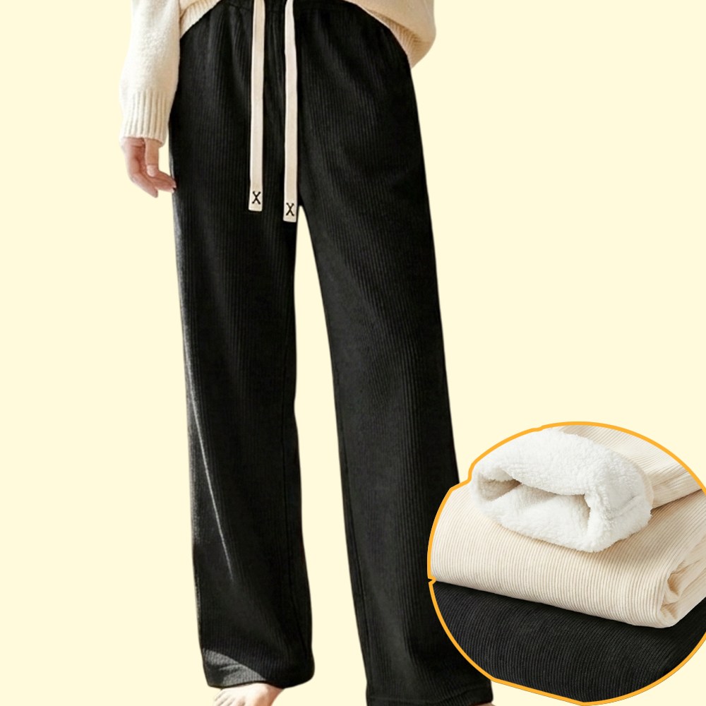 포씨 여성 초봄골덴 기모 일자 밴딩 바지 코듀로이 팬츠 24,800원