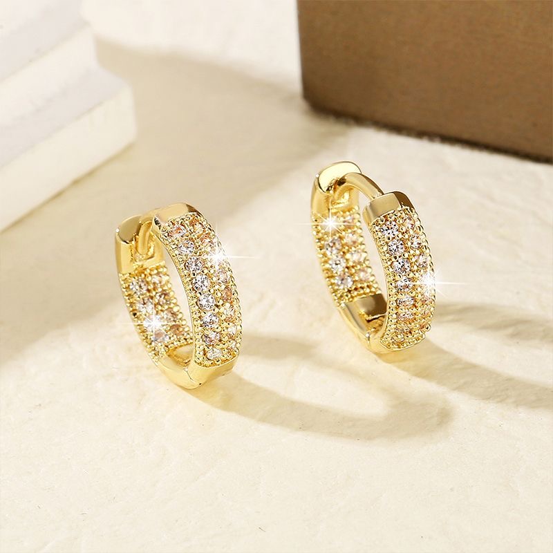 NXNA 18K 기하학빙파 귀걸이 데일리 심플 통근 액세서리 BLCZW-ED016 75,000원