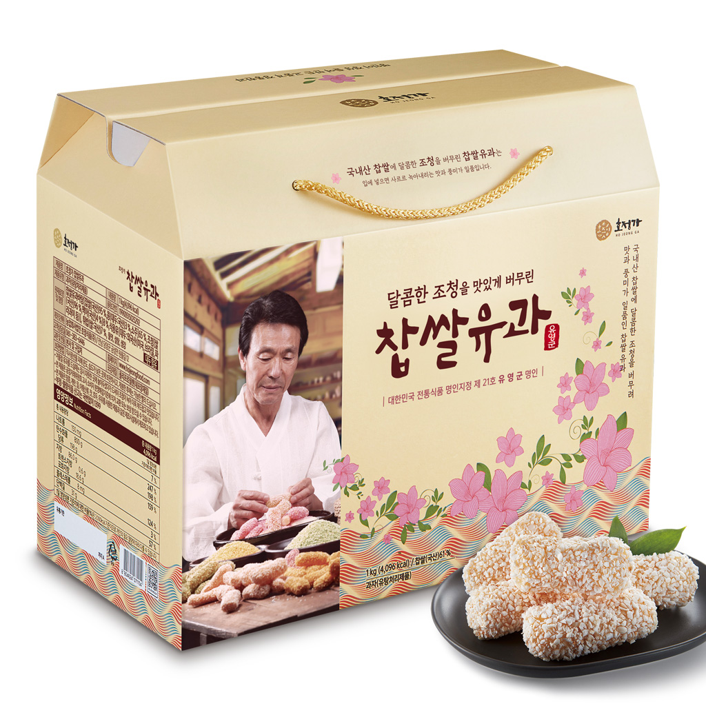 호정가 찹쌀유과 세트, 1개, 1kg 26,900원