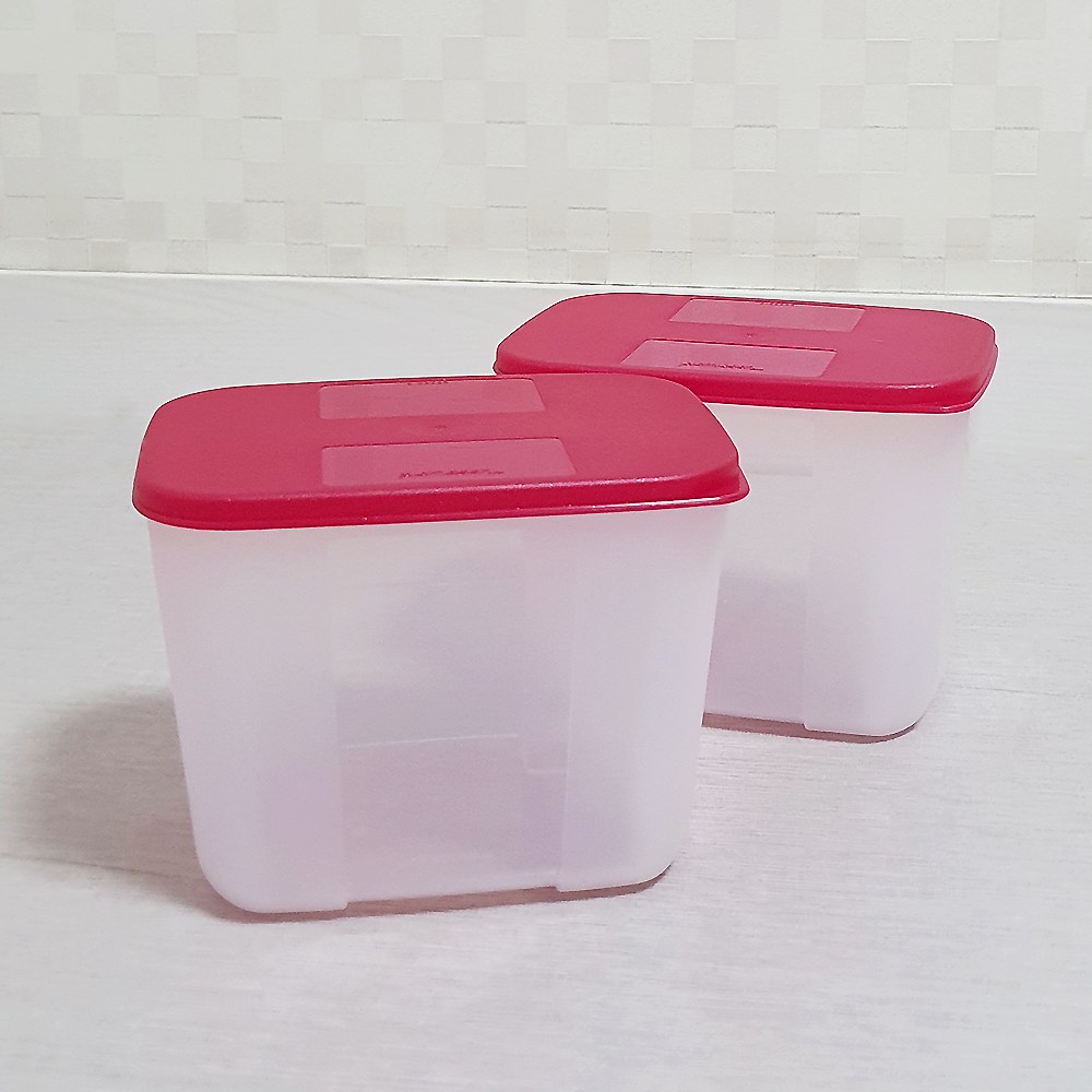 타파웨어 펭퀸플러스 냉동용기 반찬통 밀페용기 1.2L 2P레드 32,000원
