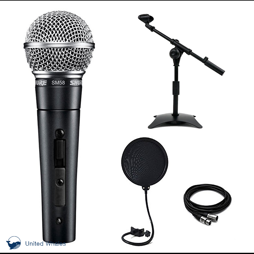 SHURE SM58 SK 슈어 유선 마이크 보컬 녹음 방송용 다이나믹 유선마이크 [180 회전가능한 마이크 홀더] 229,000원