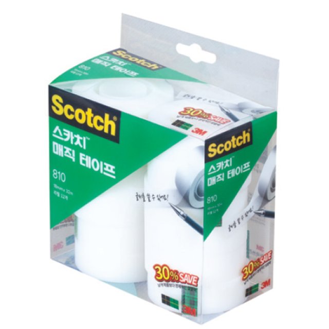 3M 매직테이프 리필 810R(18X32) 알뜰팩 12개입 28,500원