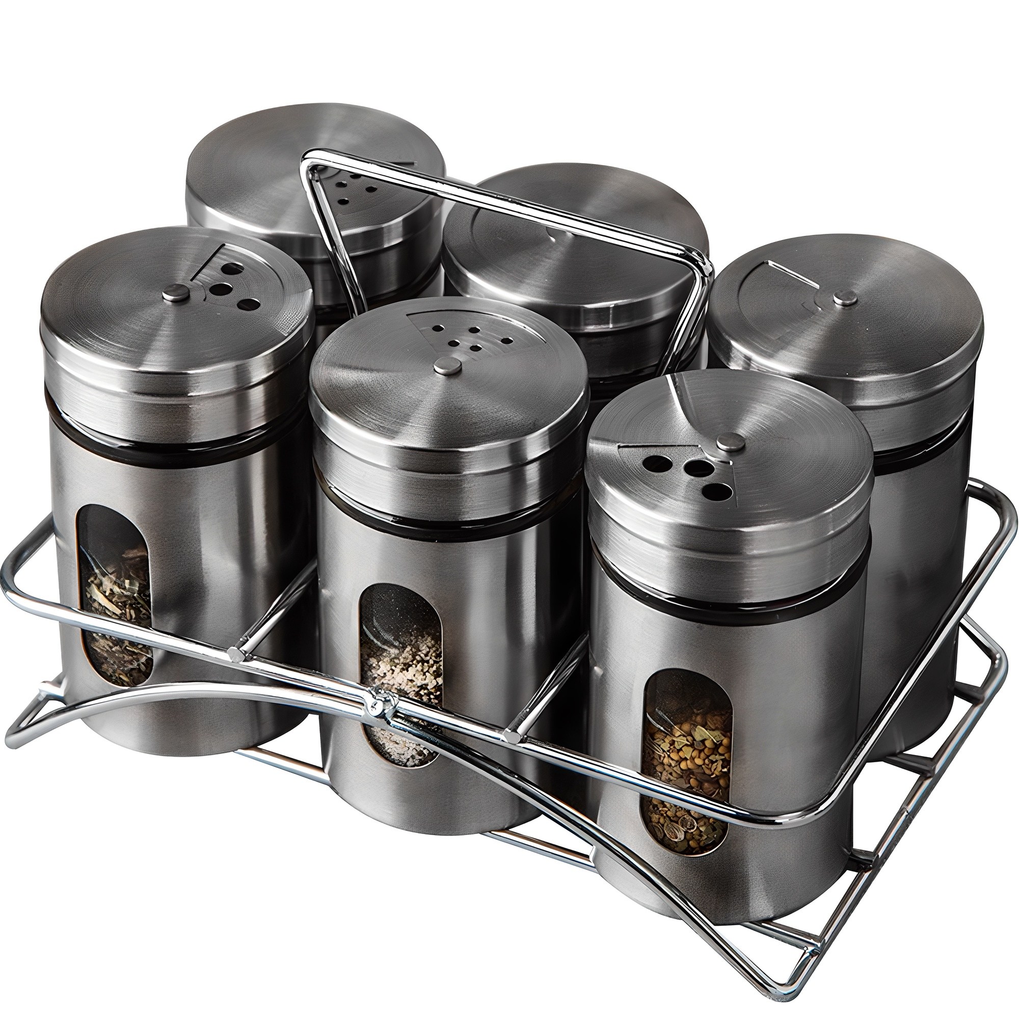 인블룸 스텐 양념통 6p + 거치대, 100ml, 1세트 13,900원